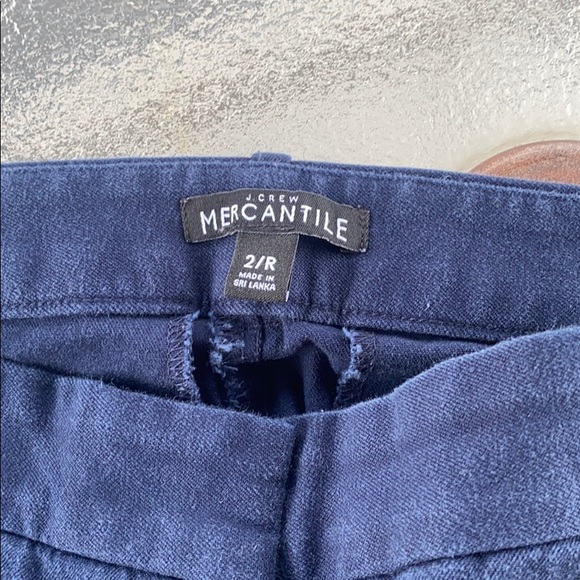 J. Crew Mercantile navy blue pants - Picture 2 of 4